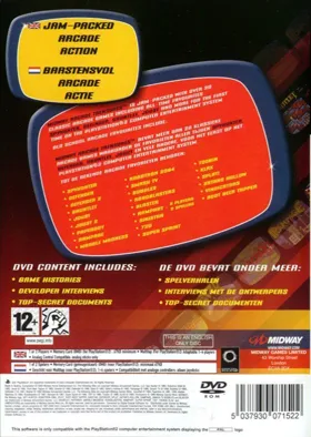 Midway Arcade Treasures 3 box cover back